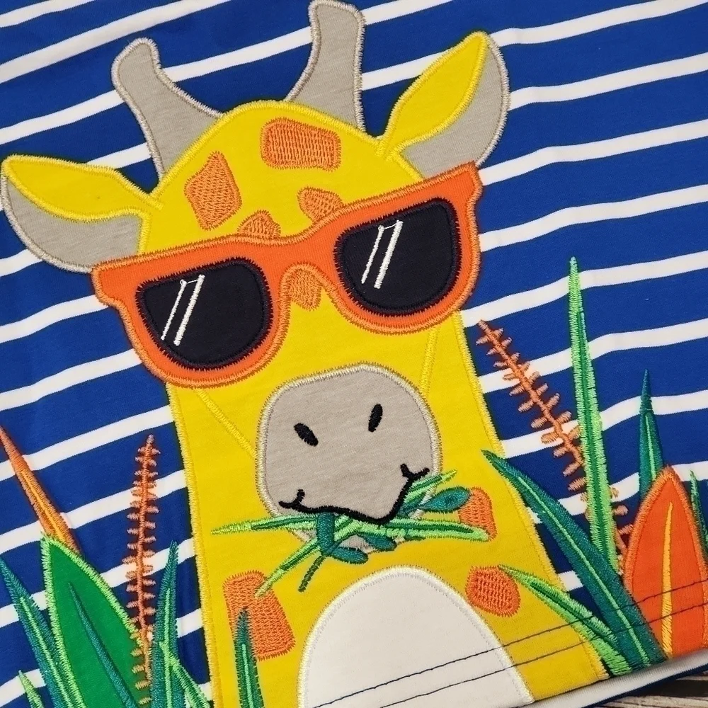 Zoo Trip Dino Stroll Outfit Dinosaurs Giraffe T-Shirts Shorts Outfit